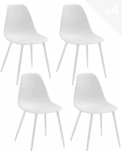 Lot De 4 Chaises De Cuisine Design NOVA