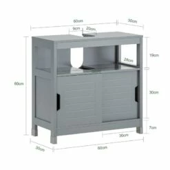 Meuble Sous Vasque FRG128-SG 24 Meuble Sous Vasque FRG128-SG -HOME24 Soldes 6b24bf48d2be4ca9a49dee575a915895