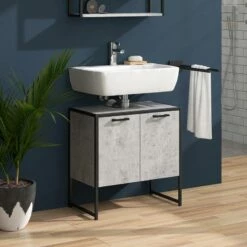 Meuble Sous-lavabo Fyrk Béton -HOME24 Soldes 6b44e0014cc647dd9e5709a2c2b2b7c9