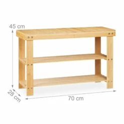 Etagère à Chaussures En Bambou Et Siège -HOME24 Soldes 6eadc53f2f264269adafd71a64193d1b