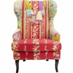Fauteuil Wing Patchwork