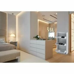 Meuble à Chaussures KIBO 3 Compartiments -HOME24 Soldes 6f68c6f1ecc54acab07ada1df612b3a7