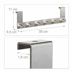 1x Portemanteau De Porte En Inox -HOME24 Soldes 70005822694942efb4027cb71f15269b