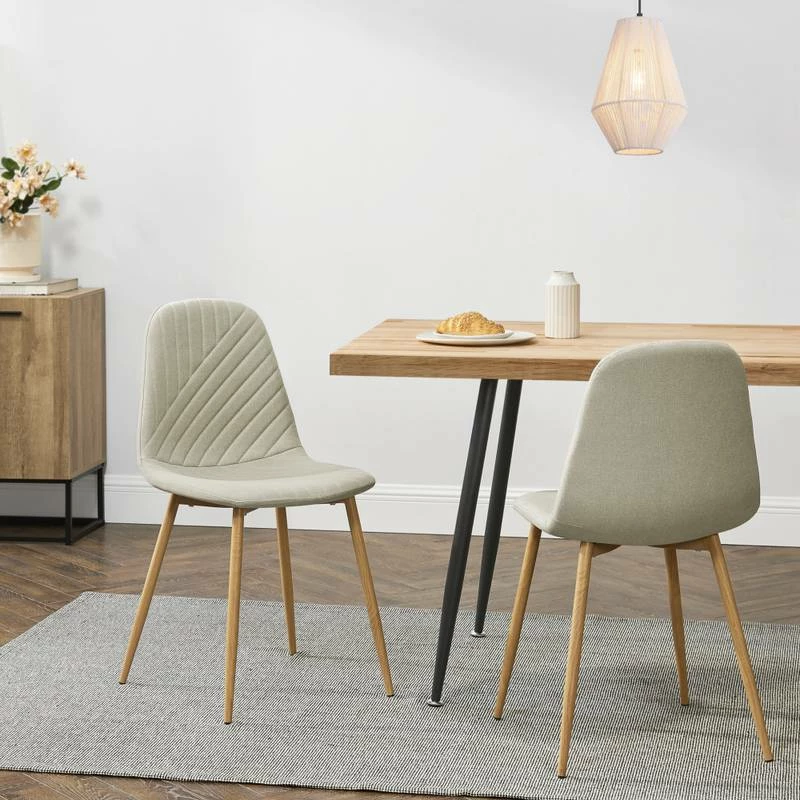 Lot De 2 Chaises De Salle à Manger 9 Lot De 2 Chaises De Salle à Manger – Image 7