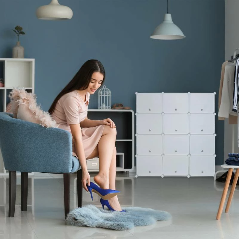 Étagère à Chaussures Blanche 6 Étagère à Chaussures Blanche – Image 4