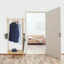 Portemanteau En Bambou Avec Surface -HOME24 Soldes 726d3525a7514613a3d74a6bc871de71