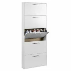 Meuble Chaussures Chêne H.164 Cm - TIDY 21 Meuble Chaussures Chêne H.164 Cm - TIDY -HOME24 Soldes 727748ae3c334dc5a4db313cc65eb50d