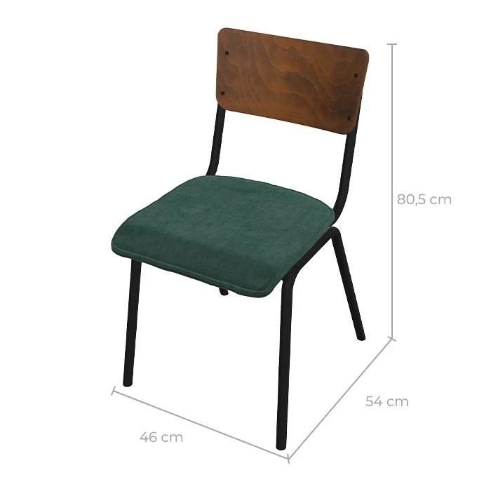 Chaise Nico (Lot De 2) 9 Chaise Nico (Lot De 2) – Image 7