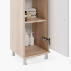 Chiffonnier Fynn Sonoma/blanc -HOME24 Soldes 77b7af1a64d4481c8e8b12a9e38b3845