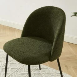 Chaise En Tissu Bouclette Et Métal Aimée -HOME24 Soldes 77c2576c6b2649bfb1475f21ea021690