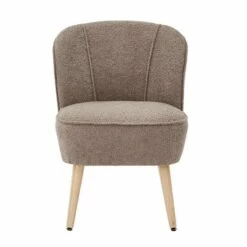Fauteuil TIVOLI Tissu Bouclette Kaki -HOME24 Soldes 77dadc1fe1924115992bf1b2df483046