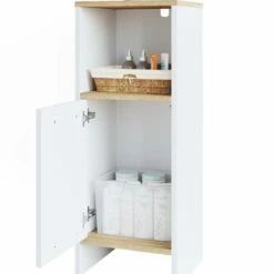 Chiffonnier Elvio Blanc/sonoma -HOME24 Soldes 795aae330a1742f9aebe42df15e60f09