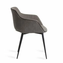 Fauteuil En Tissu Et Acier Noir -HOME24 Soldes 79f78e275b29487184aecb976d790f3e