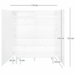 Meuble à Chaussures LINDHOLM - 2 Portes 34 Meuble à Chaussures LINDHOLM - 2 Portes -HOME24 Soldes 8000024234 230823 500 SKETCH DETAILS P000000008000024234 sketch