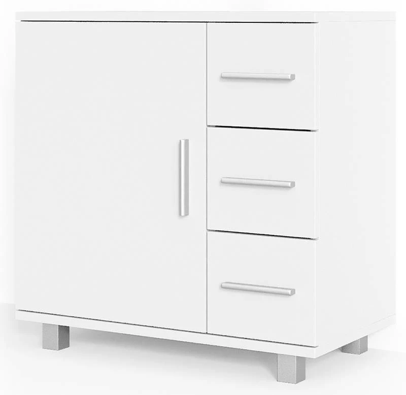 Meuble Sous-lavabo Ilias 60cm Blanc 3 Meuble Sous-lavabo Ilias 60cm Blanc