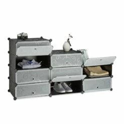 Meuble à Chaussures Avec 10 Casiers 24 Meuble à Chaussures Avec 10 Casiers -HOME24 Soldes 84a5ba5013314e1bacd3b9e1822907ed