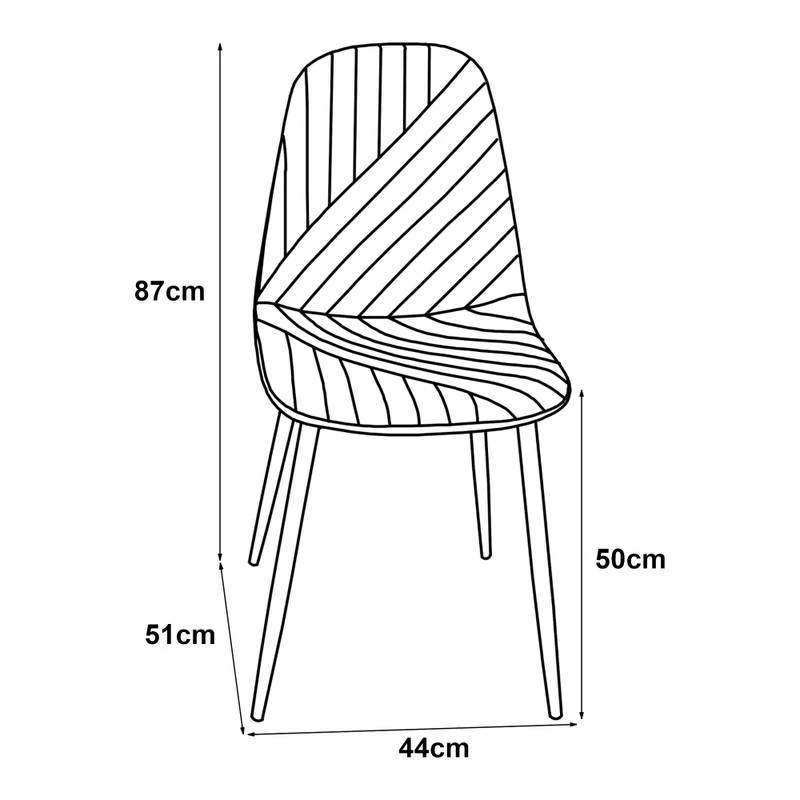 Lot De 2 Chaises De Salle à Manger 5 Lot De 2 Chaises De Salle à Manger – Image 3