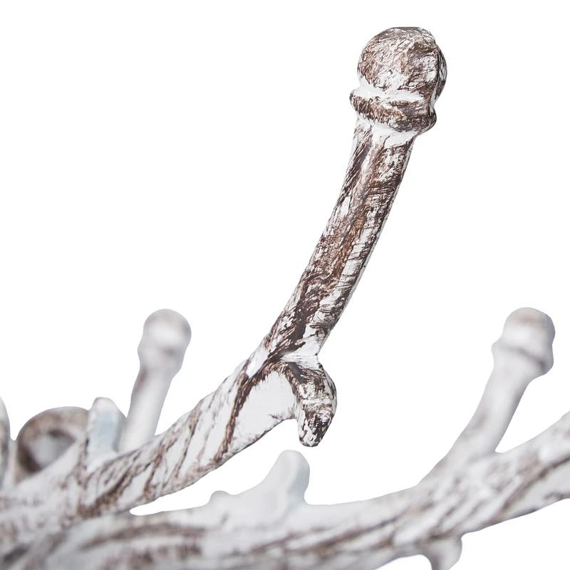 Garderobe Murale Vintage Lot De 4 Blanc 10 Garderobe Murale Vintage Lot De 4 Blanc – Image 8