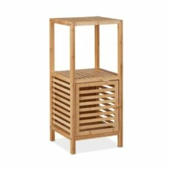 Étagère Salle De Bain Avec Porte