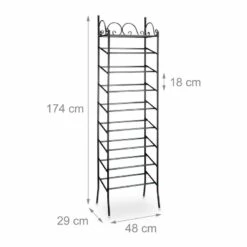 Étagère à Chaussures Métal COUNTRY -HOME24 Soldes 8940b03e00d34ee3889a4da510cfacbe