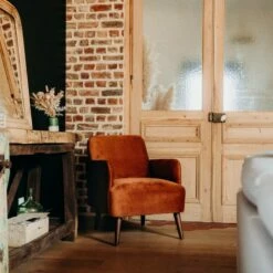 Fauteuil Rétro Velours Vert Forêt -HOME24 Soldes 896371c1476643e588204534a7fd9242