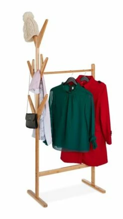 Penderie En Bambou Avec Crochets