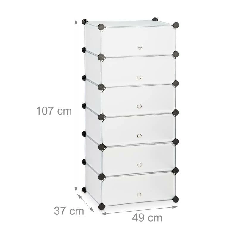 Meubles à Chaussures 6 Casiers 6 Meubles à Chaussures 6 Casiers – Image 4