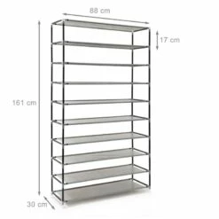 Meuble à Chaussures VALENTIN Tissu -HOME24 Soldes 8bcd6689684e4fa4905e24153ba56658