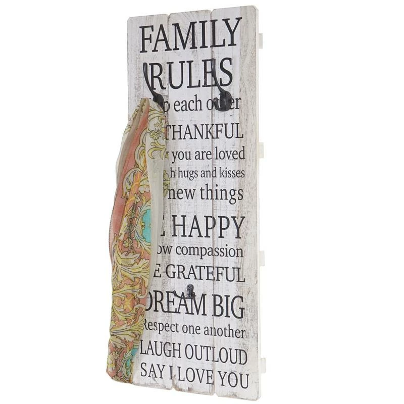 Garderobe Murale Family Rules Shabby 4 Garderobe Murale Family Rules Shabby – Image 2