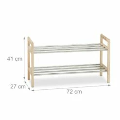 Étagère à Chaussures Noyer 6 Paires 19 Étagère à Chaussures Noyer 6 Paires -HOME24 Soldes 941007e671734e9687bf0a3340892b5a