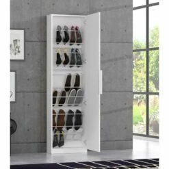 Meuble Chaussures Chêne + Miroir - DINO -HOME24 Soldes 94c2136e3a9a42b481b6aa8342bcc8d9
