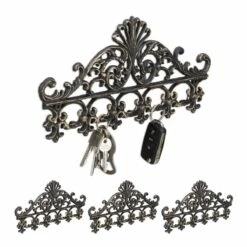4x Portemanteaux Muraux En Fonte Argenté -HOME24 Soldes 95e83057330b45369f99c2975b9e1cdb