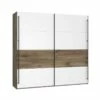 Armoire 220 Cm 2 P. Décor Blanc & Bois 2 Armoire 220 Cm 2 P. Décor Blanc & Bois -HOME24 Soldes 960a2795b57745e0990b4a9a7d513955