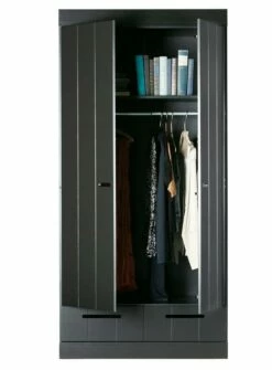 WOOOD Armoire En Pin 2 Portes 2 Tiroirs Blanc -HOME24 Soldes 96f22f9489de44738dc6b3f133a24345.cropped 896 0 1738 2360.processed