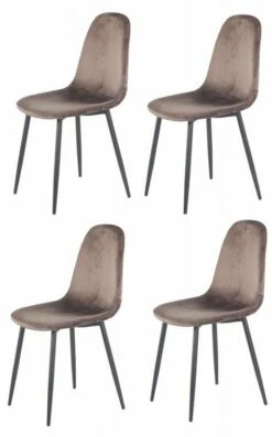Lot De 4 Chaises En Velours - BIBA 37 Lot De 4 Chaises En Velours - BIBA -HOME24 Soldes 99419cc7a69d4ca6b9285ca92479101b.cropped 175 3 474 762.processed
