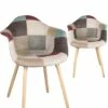 Fauteuil Patchwork OVO (lot De 2)