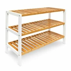 Étagère à Chaussures Bambou
