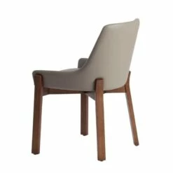 Chaise En Simili Cuir Et Bois Noyer -HOME24 Soldes a26a316512324223a09224a8ead47e00