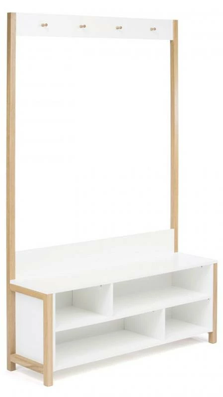 Vestiaire D'entrée Blanc 3 Vestiaire D'entrée Blanc