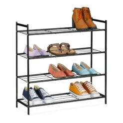 Étagère à Chaussures En Métal 4 Niveaux -HOME24 Soldes a3c7c09cf50a482c8329530eb8efa711
