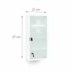 Armoire à Pharmacie Blanche Inox -HOME24 Soldes a3cd3c3c61264da78c83ecd2e4be1d67