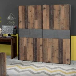 Armoire Effet Bois Vintage Béton Gris -HOME24 Soldes a65e344cb02a419a9bd0c23b47b1d137