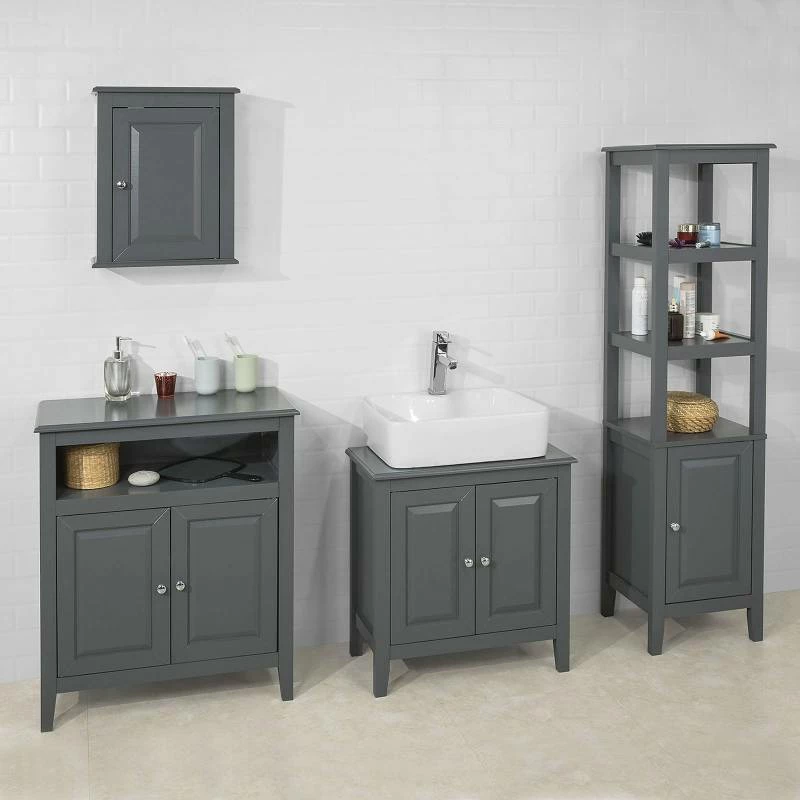 Meuble Bas De Salle De Bain FRG204-DG 5 Meuble Bas De Salle De Bain FRG204-DG – Image 3