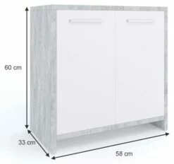 Meuble Sous-lavabo Kiko Béton/blanc -HOME24 Soldes a7612721e58c45edb82b3c35128c5949.cropped 147 236 665 624.processed