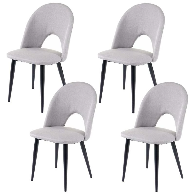 Chaise Capitonnée HWC-D73 (lot De 4) 3 Chaise Capitonnée HWC-D73 (lot De 4)