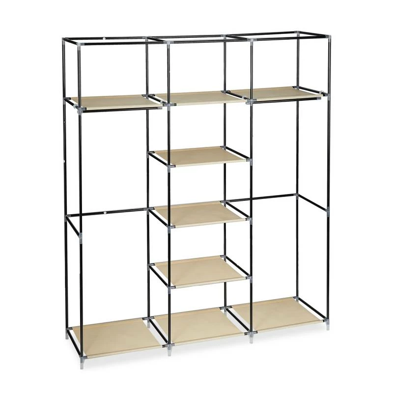 Penderie En Tissu, 9 Compartiments XXL 7 Penderie En Tissu, 9 Compartiments XXL – Image 5