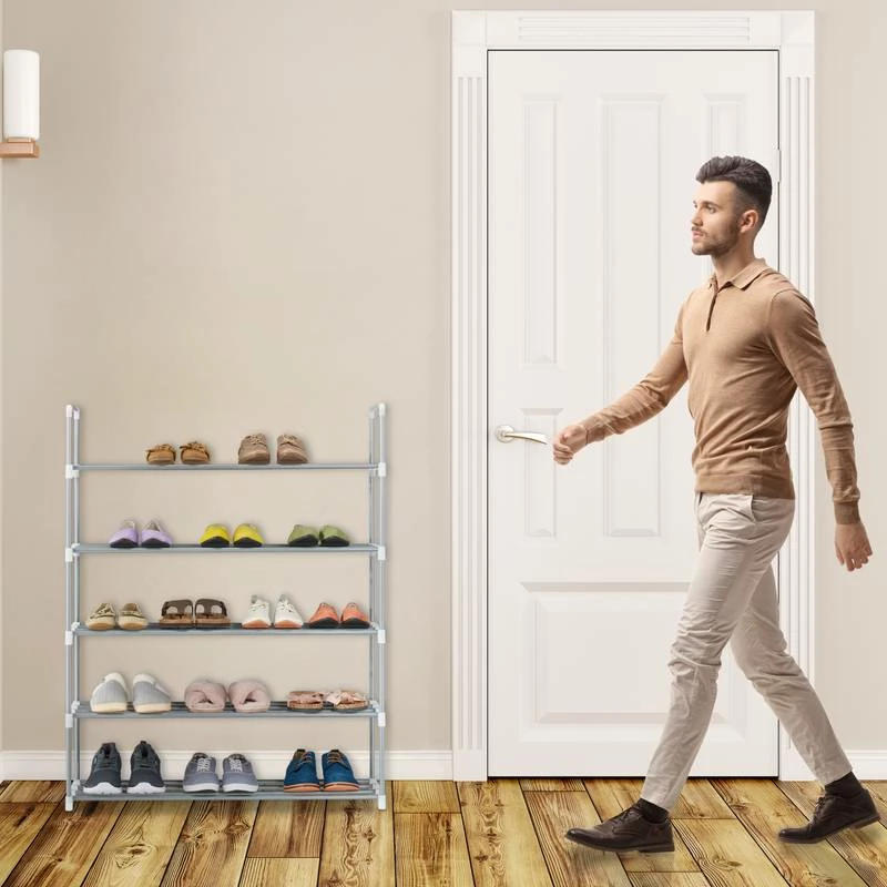 Meuble à Chaussures En Métal 5 Meuble à Chaussures En Métal – Image 3