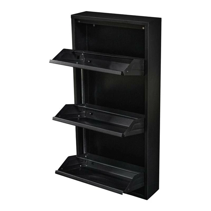 Meuble à Chaussures Sokndal à 3 Tiroirs 6 Meuble à Chaussures Sokndal à 3 Tiroirs – Image 4