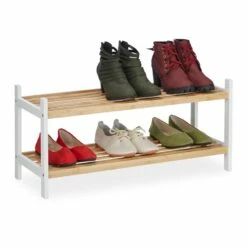 Etagère Chaussures Avec 2 Niveaux -HOME24 Soldes aedfd5c5403f4e03b0c7299591ca65be