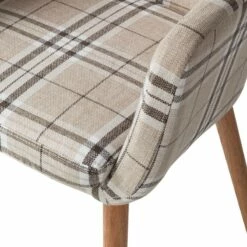 Chaise à Accoudoirs Leedy III 22 Chaise à Accoudoirs Leedy III -HOME24 Soldes armlehnenstuhl leedy iii webstoff eiche massiv 4406732